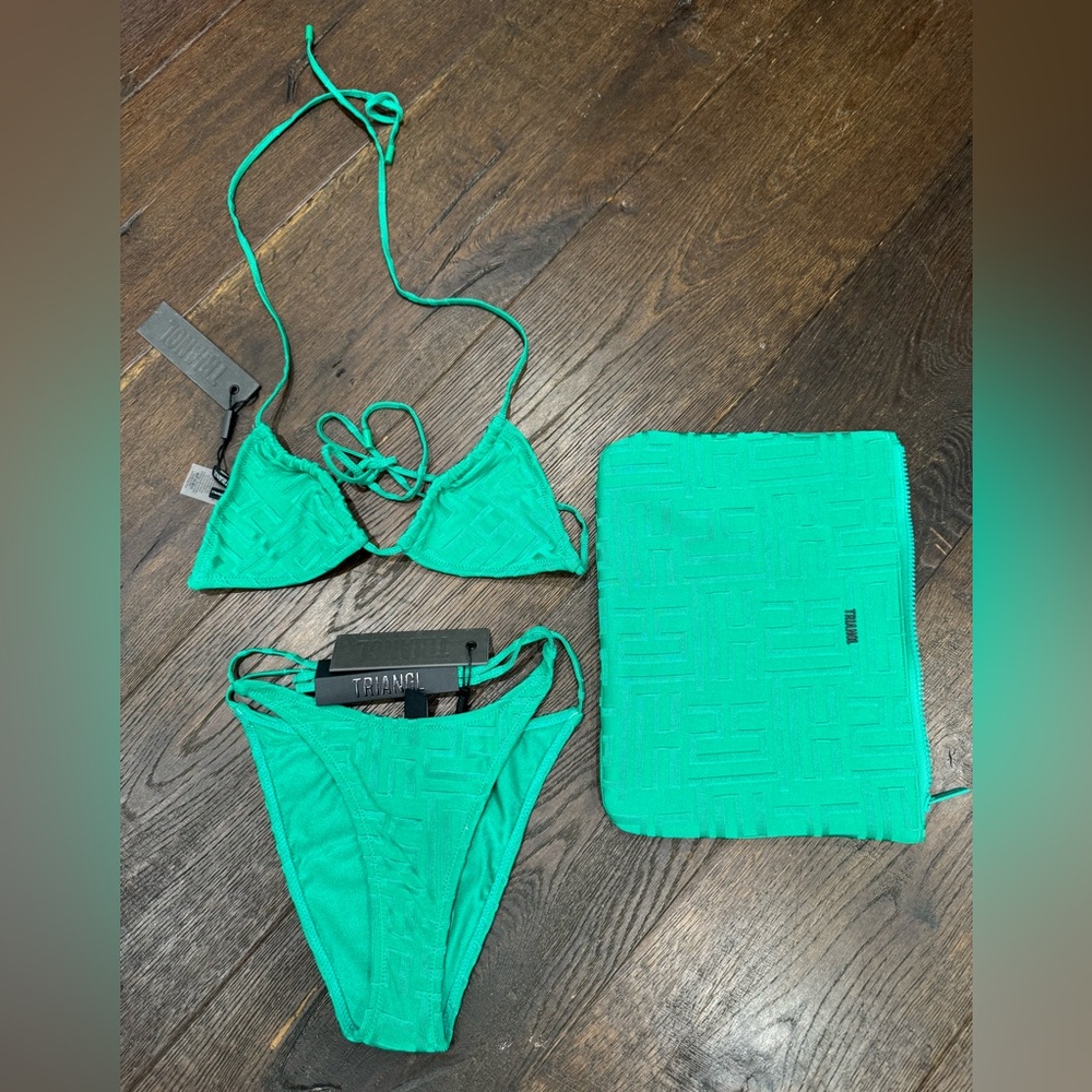 Triangl Emerald Bikini Set NWT